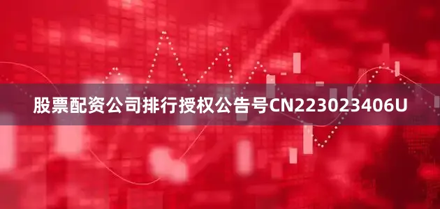 股票配资公司排行授权公告号CN223023406U