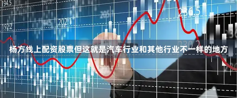 杨方线上配资股票但这就是汽车行业和其他行业不一样的地方